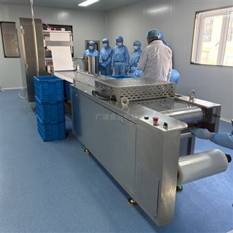 520烤肠全自动拉伸膜包装机 连续式包装设备