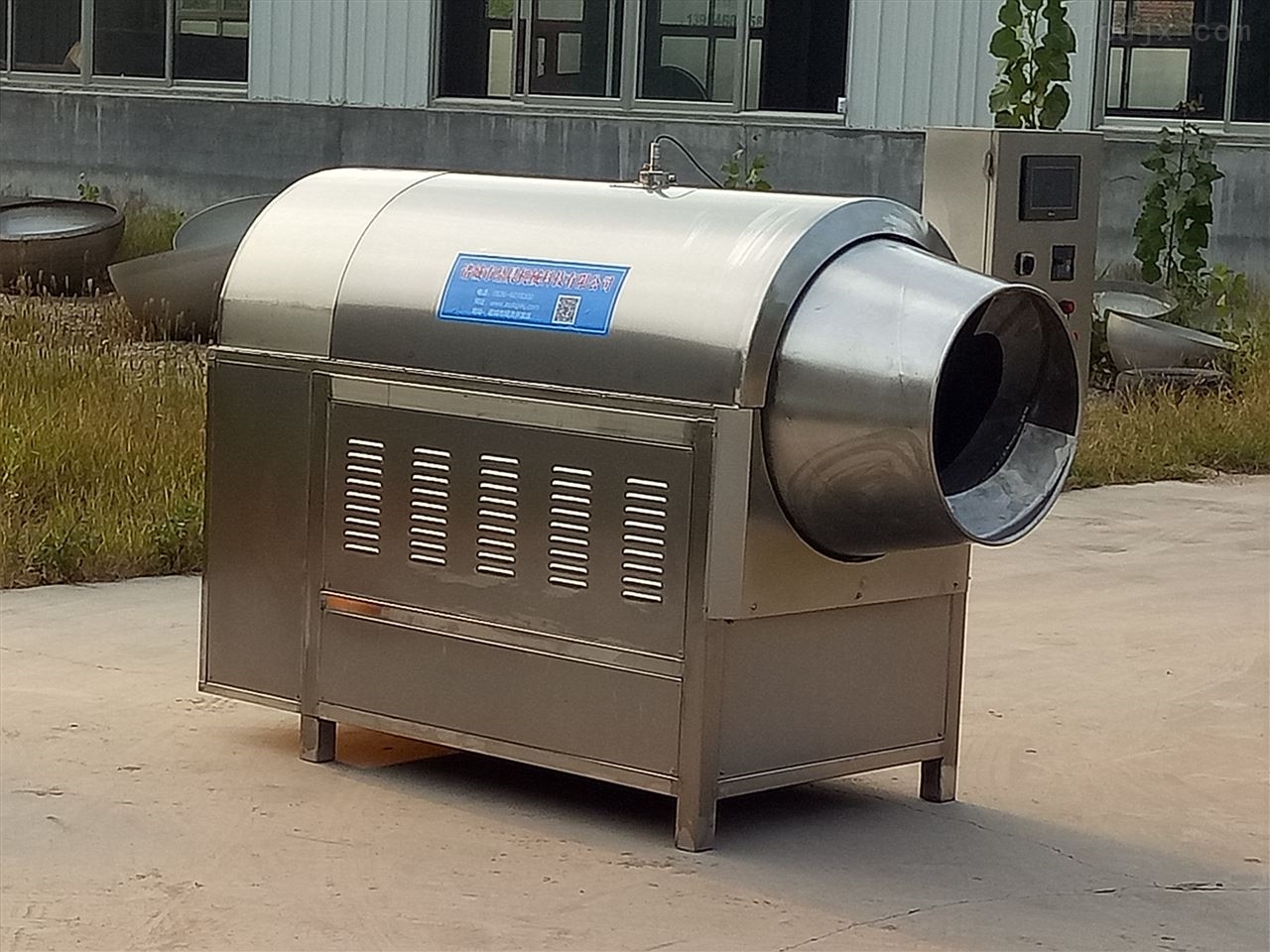 滚筒炒锅 全自动电磁滚筒炒锅 >小麦面粉自动控温滚筒炒锅